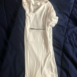 Soft white pocket tee